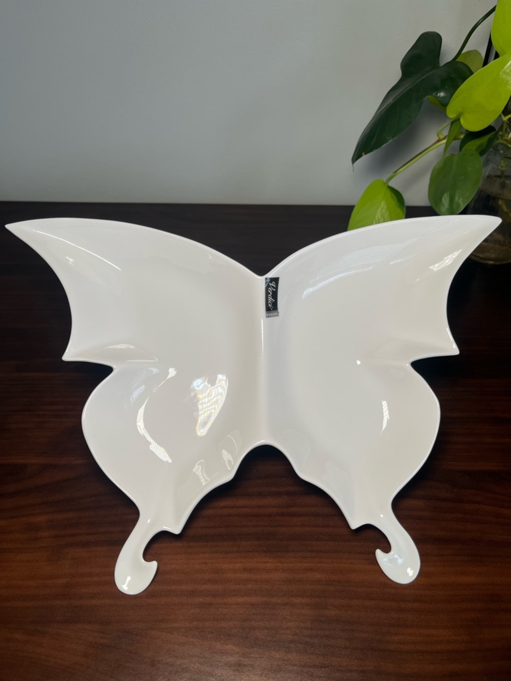 VERDICI Design Butterfly Serving Dish Plate Assiette Papillon